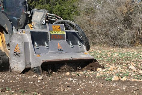 fae skid steer rock crusher for sale|rock crusher attachment for tractor.